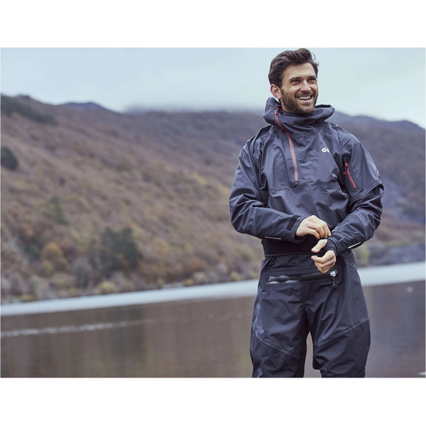 2026 Gill Verso Back Zip Drysuit & Con Zip 4805 - Graphite